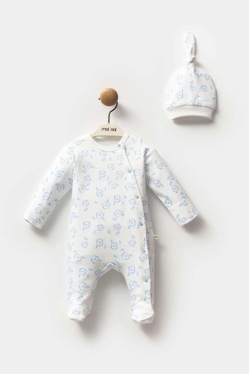 Blue - Şapkalı Tulum