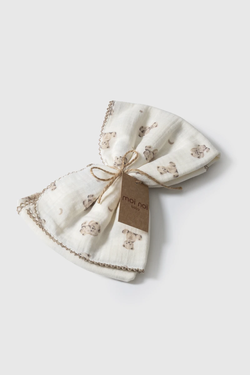Muslin Bear Blanket