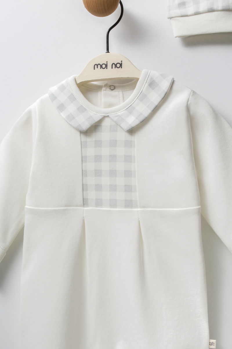 Ekose - Şapkalı Tulum