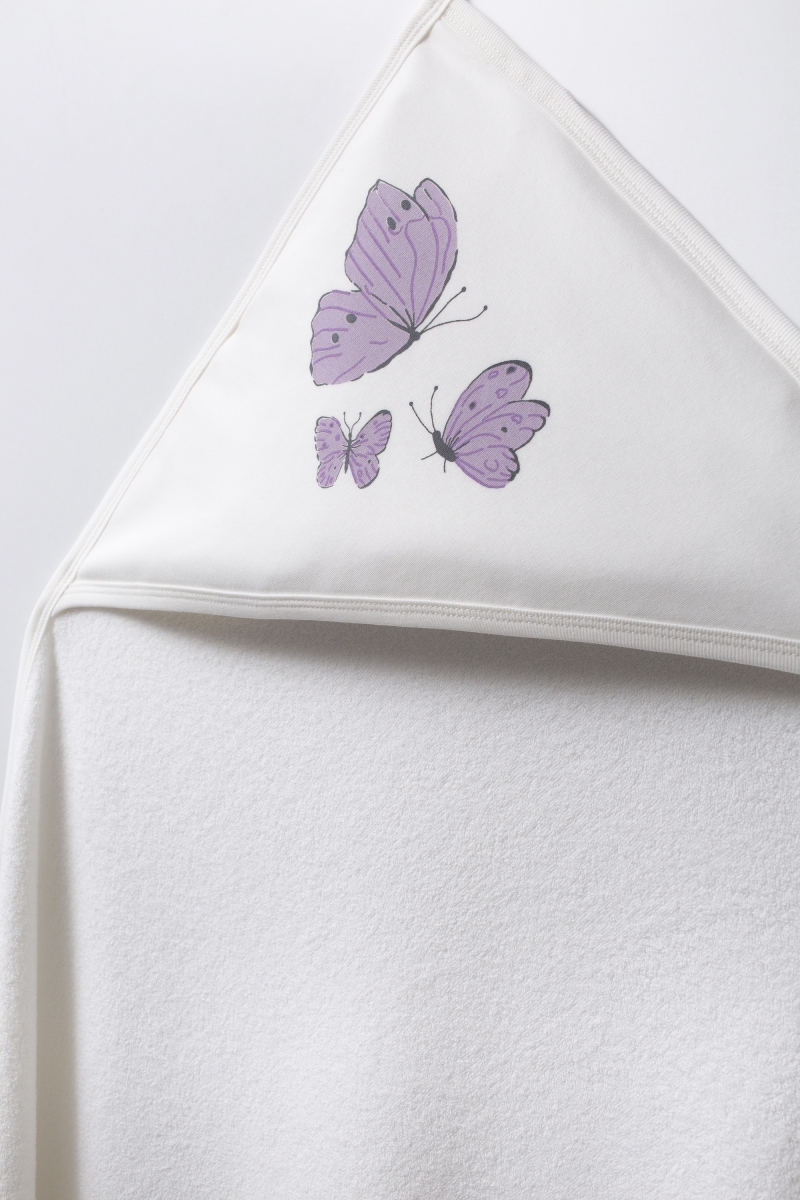 Organik Kelebek - Baskılı Havlu