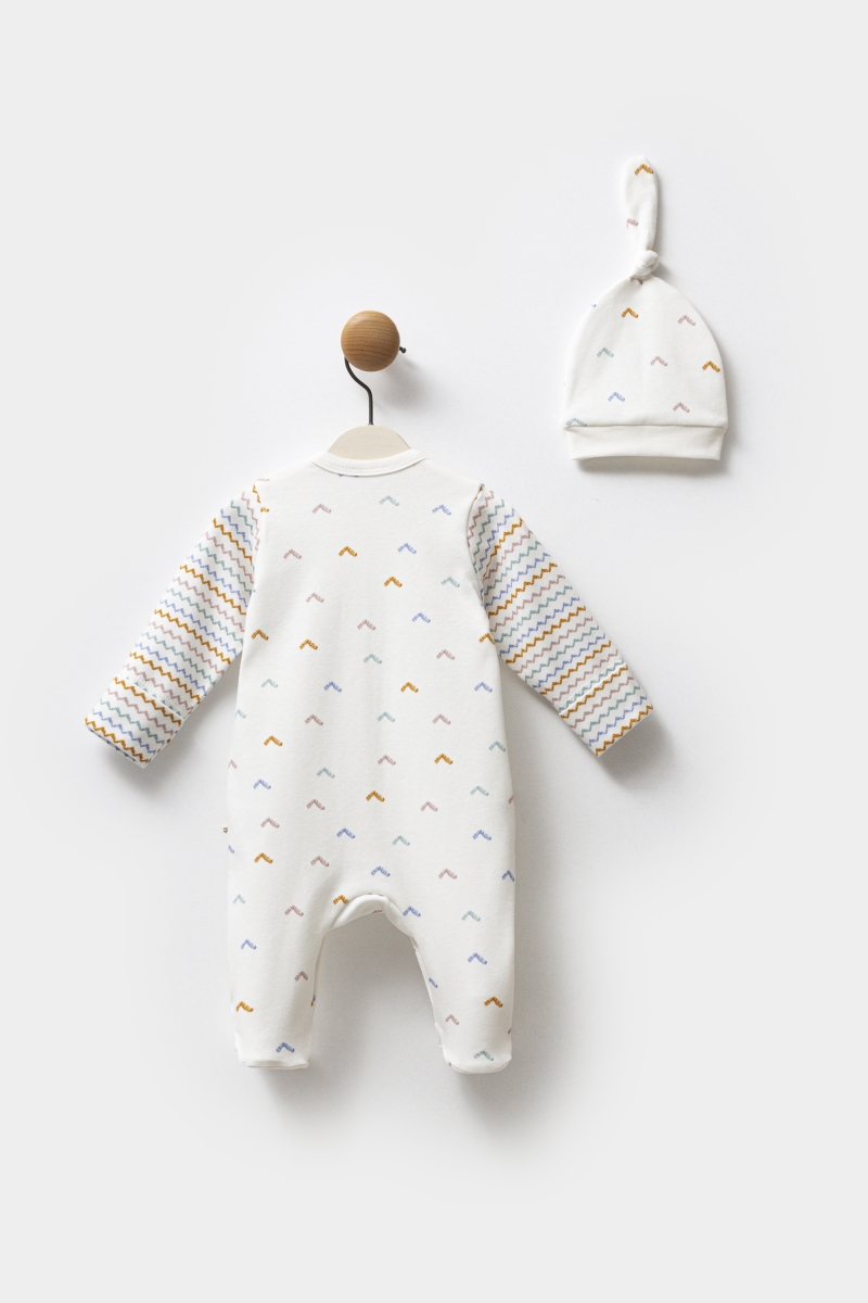 Zigzag - Şapkalı Tulum