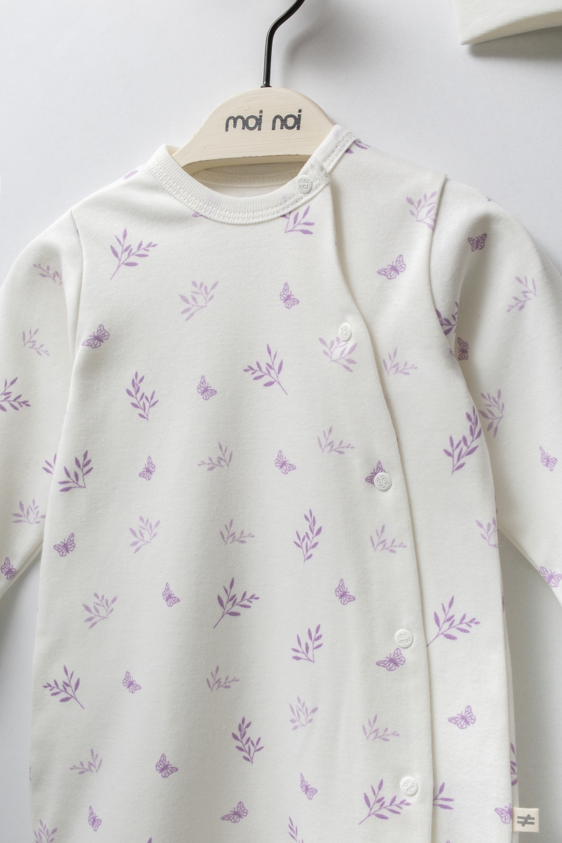 Organik Kelebek - Şapkalı Tulum