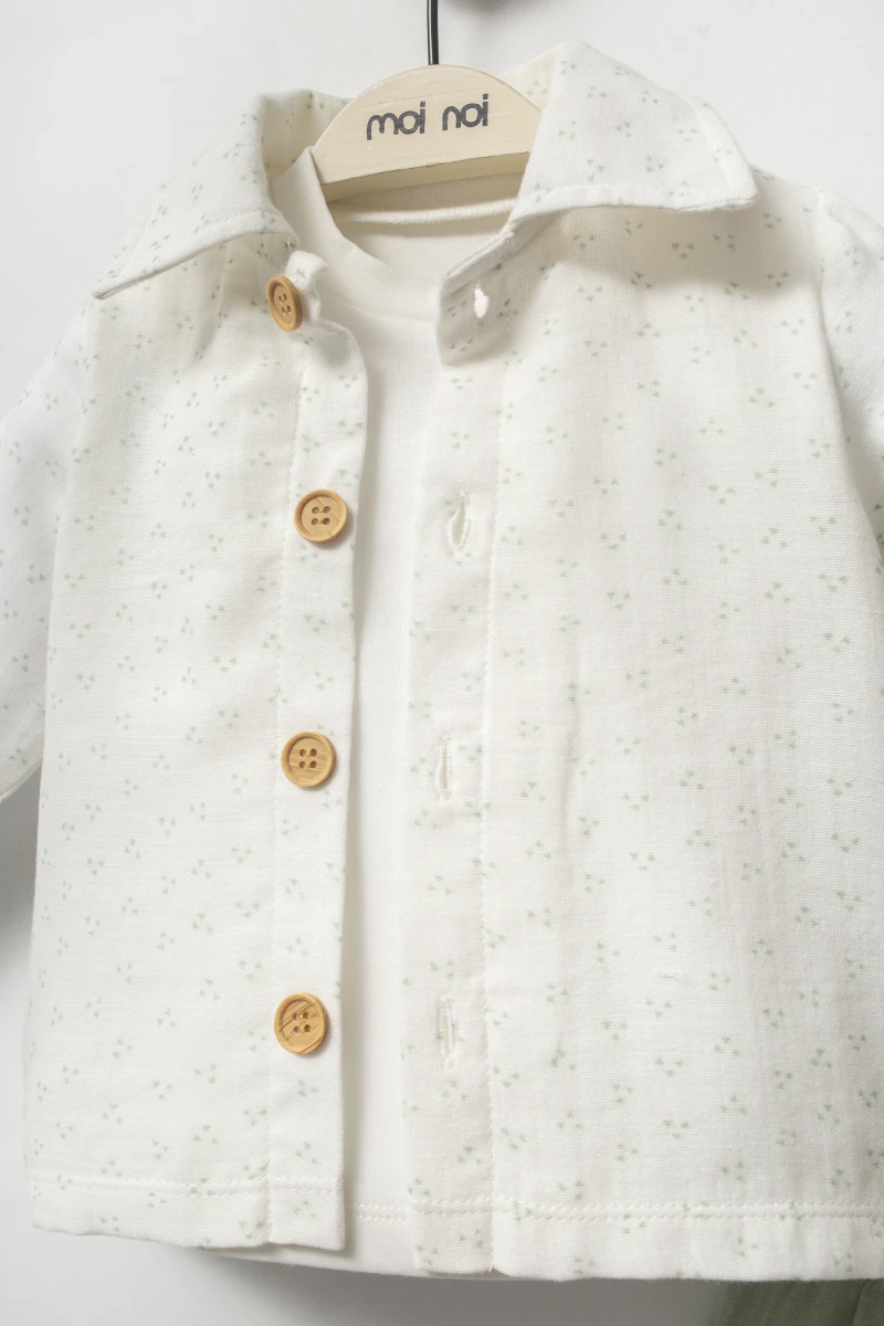 Muslin Khaki - Set 3 pieces