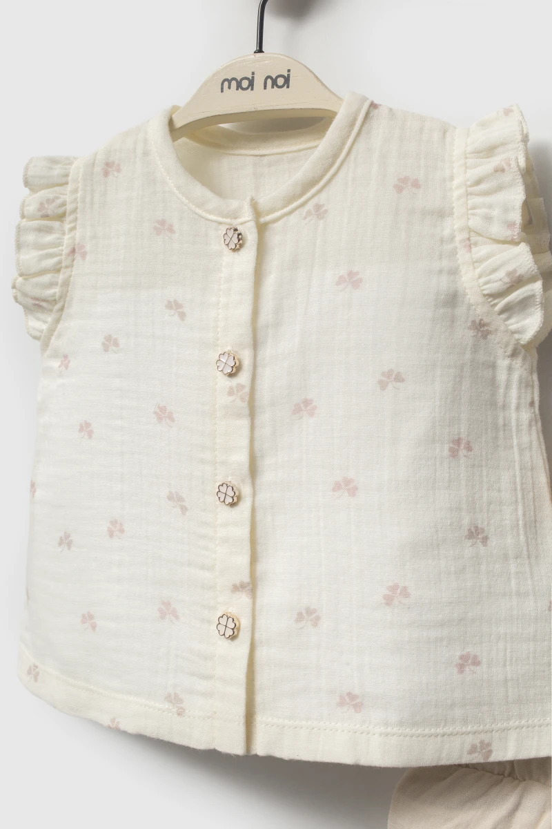 Muslin Vizon - Tshirt Short Set