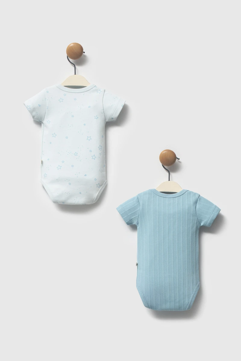 Blue Star - 2li Kısa Kol Body