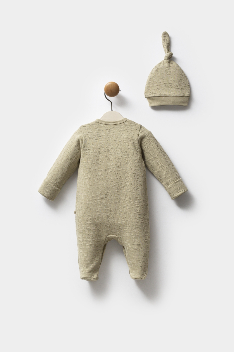 Haki - Şapkalı Tulum