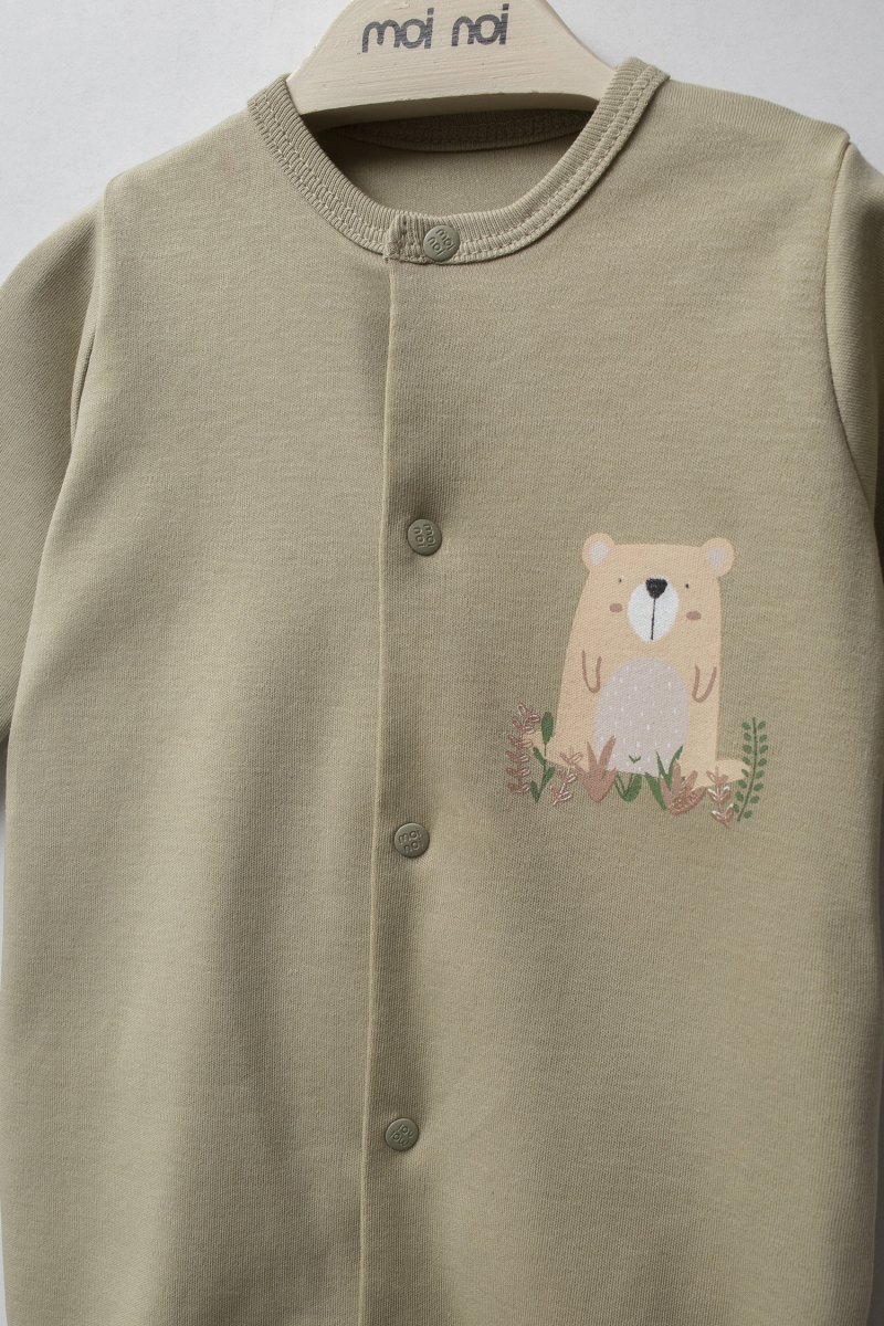 Haki - Şapkalı Tulum