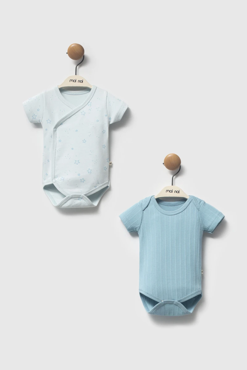 Blue Star - 2li Kısa Kol Body