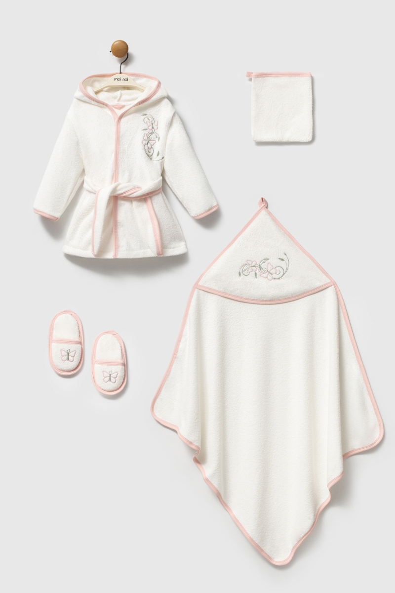 Bornoz Set - Kelebek