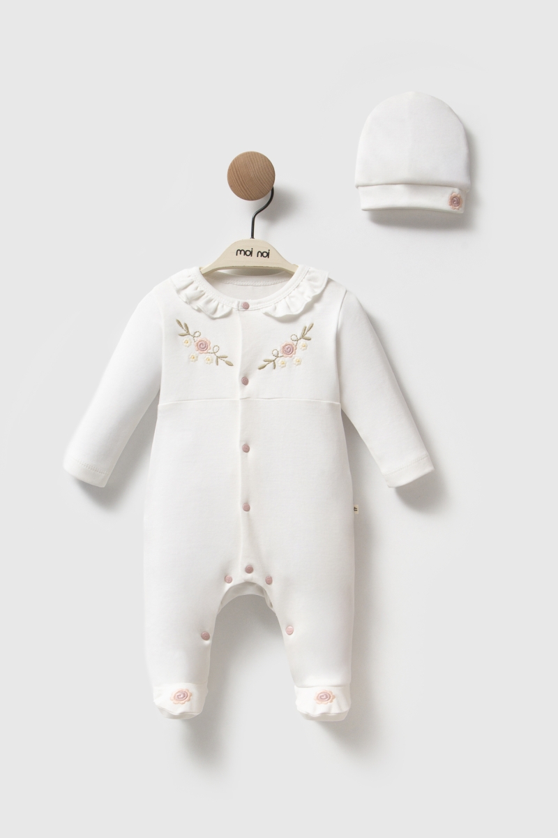 Floral - Şapkalı Tulum