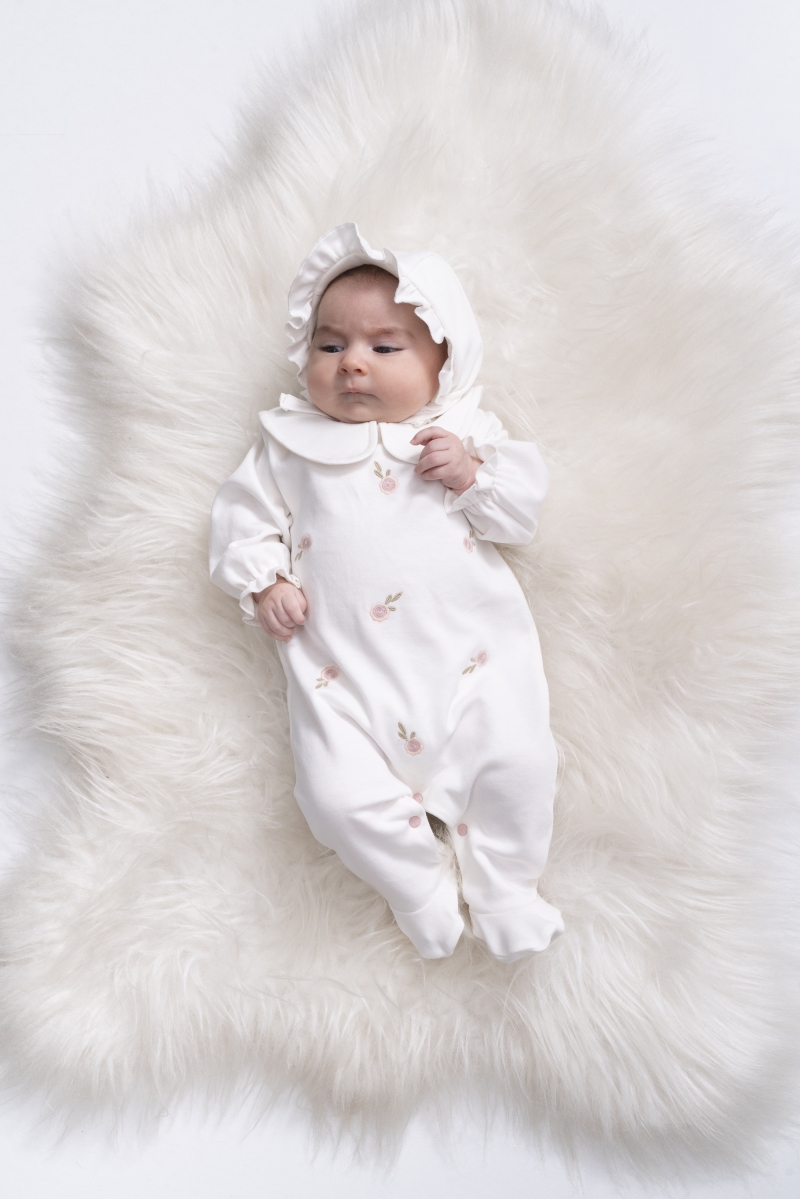 Floral - Şapkalı Tulum