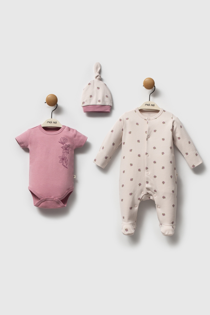 Flowers - Hat Overall Body Set