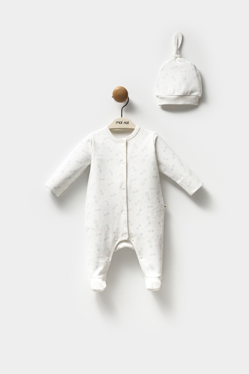 Muslin Ananas - Şapkalı Tulum