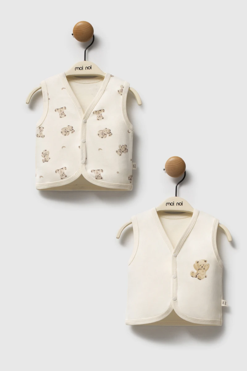 Teddy Bear - Baby vest 2 pieces