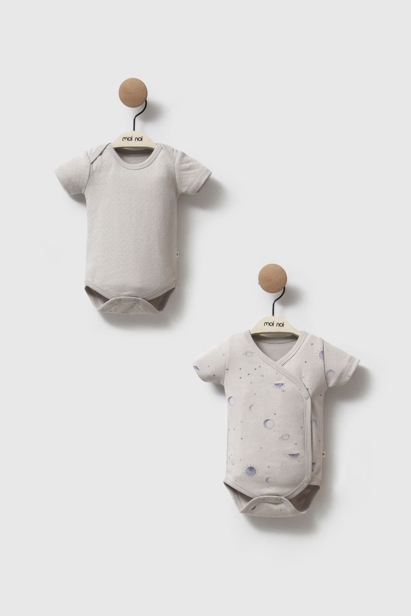 Uzay - 2li Kısa Kol Body