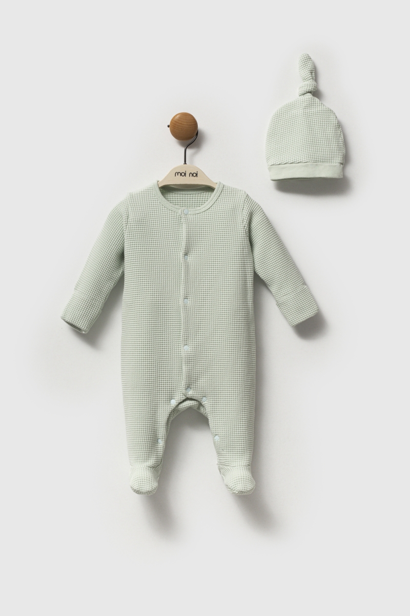 Waffle - Şapkalı Tulum