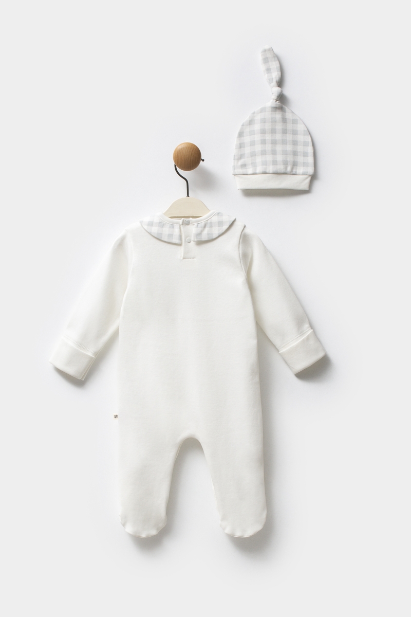 Ekose - Şapkalı Tulum