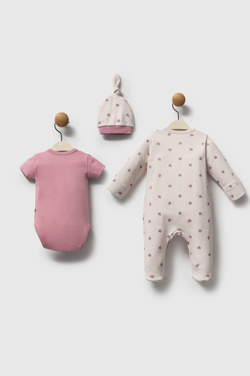 Flowers - Hat Overall Body Set