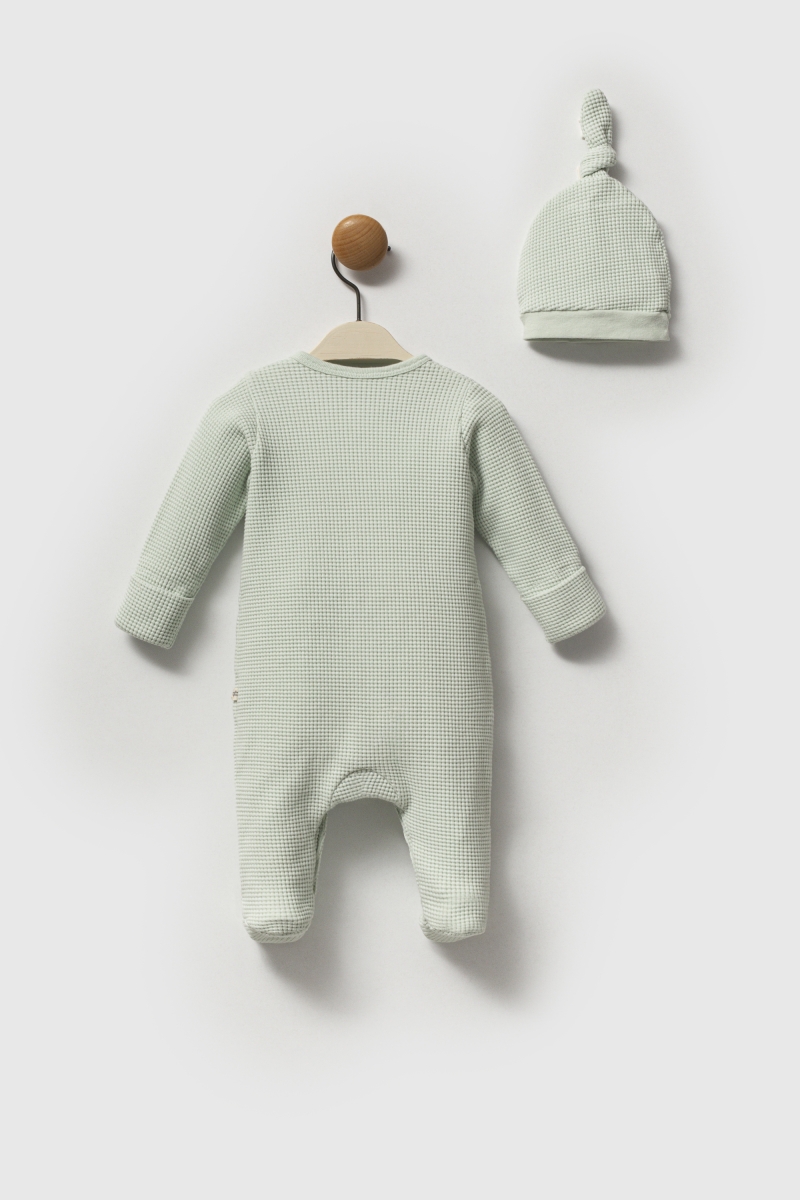 Waffle - Şapkalı Tulum