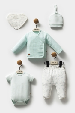 Muslin Ananas - 5li Set