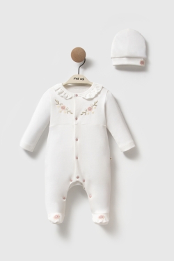 Floral - Şapkalı Tulum