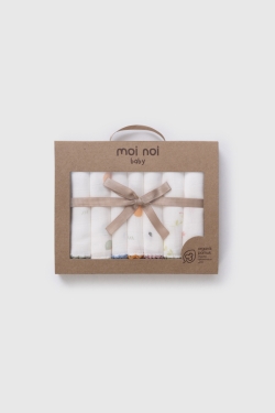 Kutu Mendil - 7li Desenli Müslin