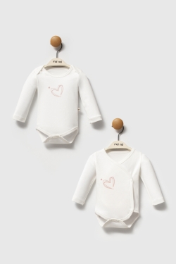 Love Basıc - 2li Uzun Kol Body