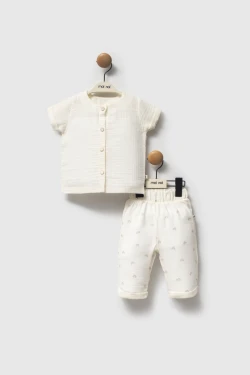 Muslin Vizon - Tshirt Pant Set