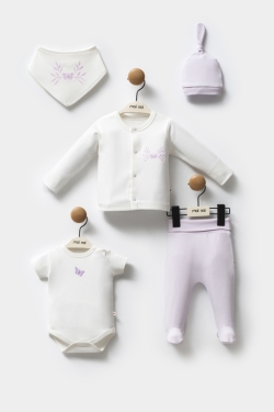 Organik Kelebek - 5li Set