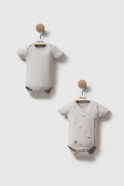 Uzay - 2li Kısa Kol Body