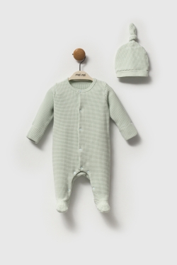 Waffle - Şapkalı Tulum